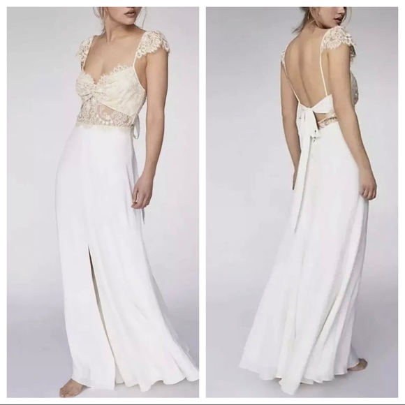 NEW Free People Nikki LIMITED Wedding Dress Z13-25 - Picture 1 of 5